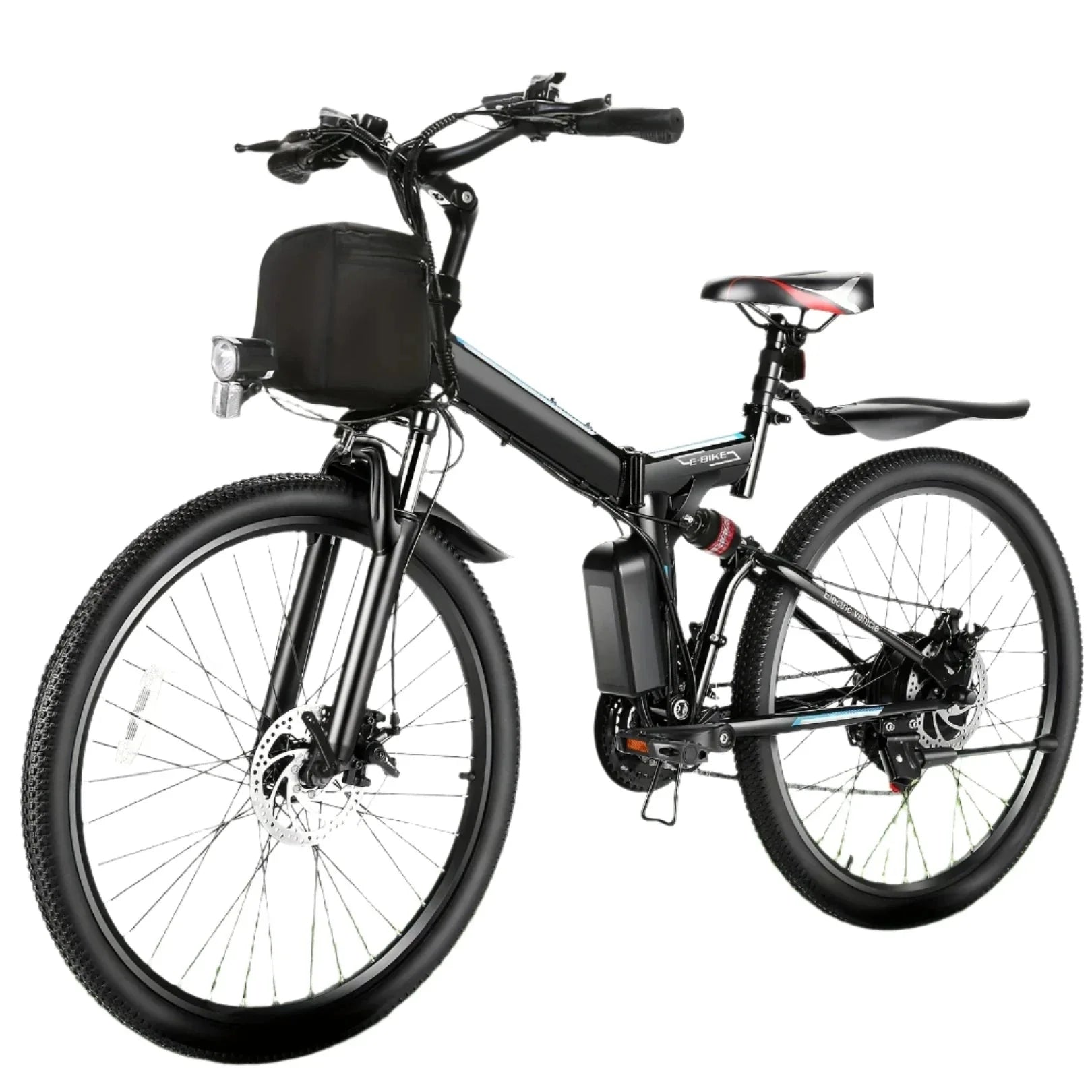 Adult Folding E-Bike  Cruise Control Removable Battery